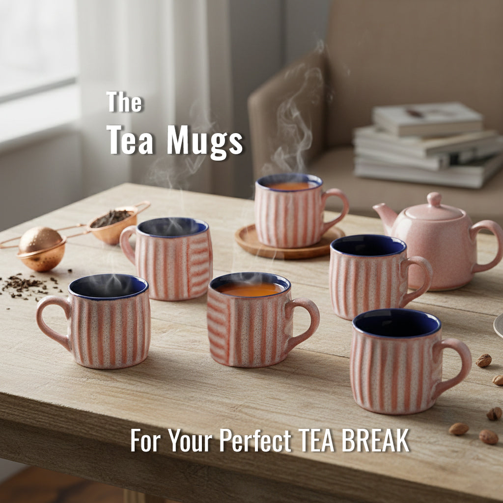 Tea Cups Set of 6 | 160 ml