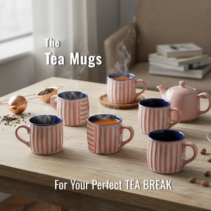 Tea Cups Set of 6 | 160 ml