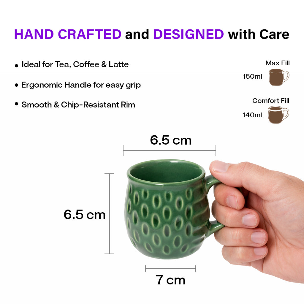 Tea Cups Set of 6 | 150 ml