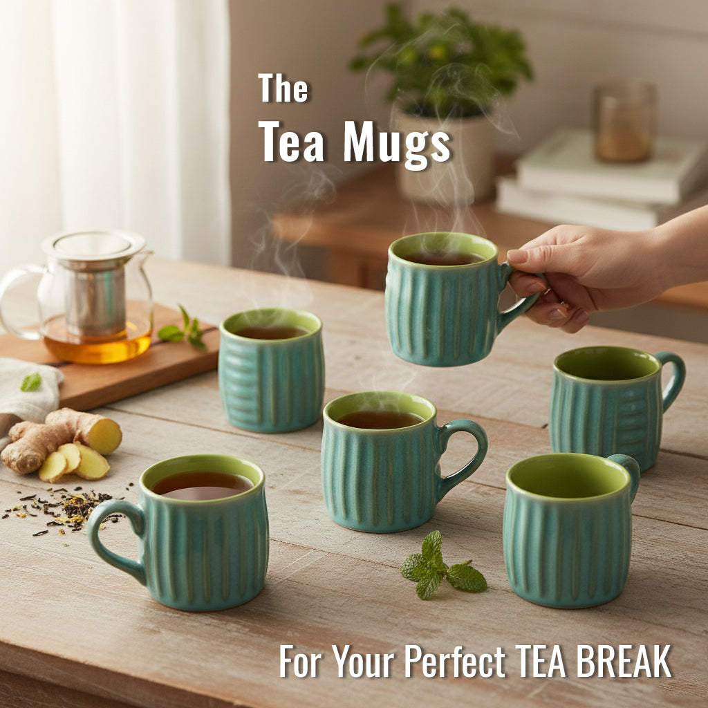 Tea Cups Set of 6 | 160 ml