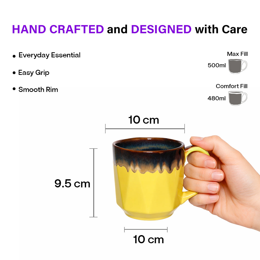 Maggie Mugs Set  of 2 |Dual Colour | 500 ml