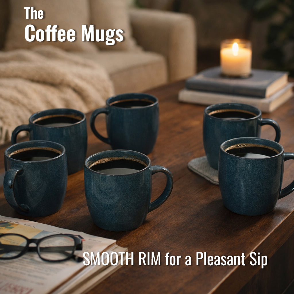 Coffee Mugs Set of 6 | 220ml