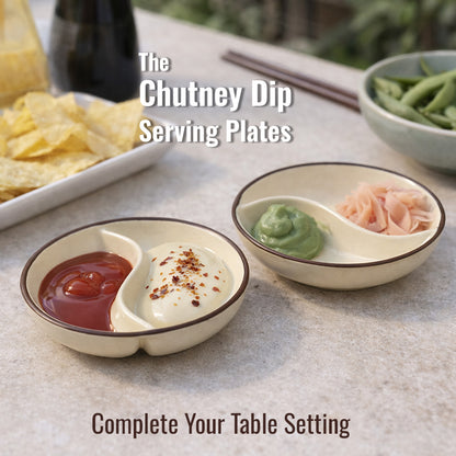 Chutney Serving Plates Set of 2 | 70 ml