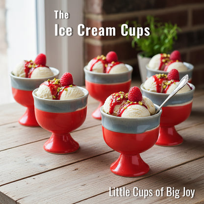 Ice Cream Cups Set of 6 | 180 ml