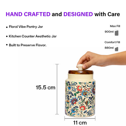 Storage Jar | Multicolor  900 ml