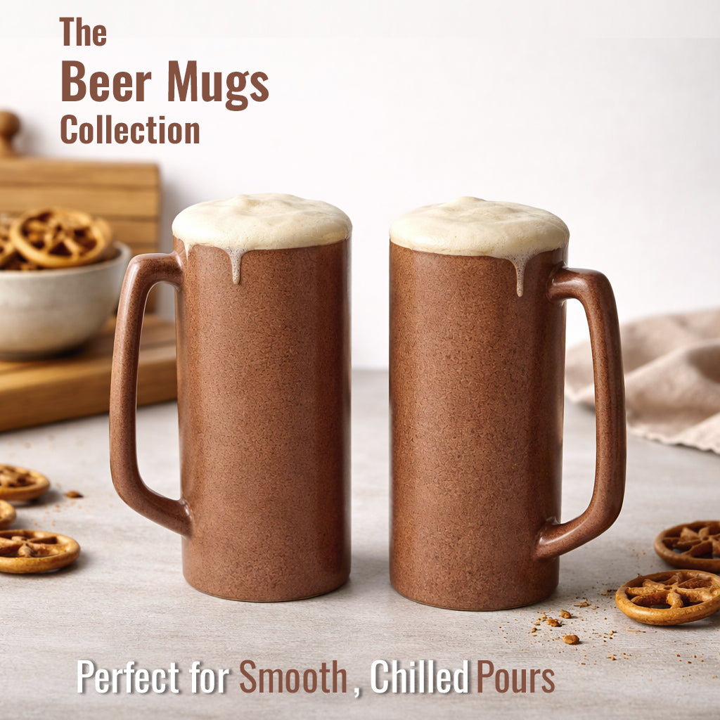 Beer Mugs Set of 2| 500 ml