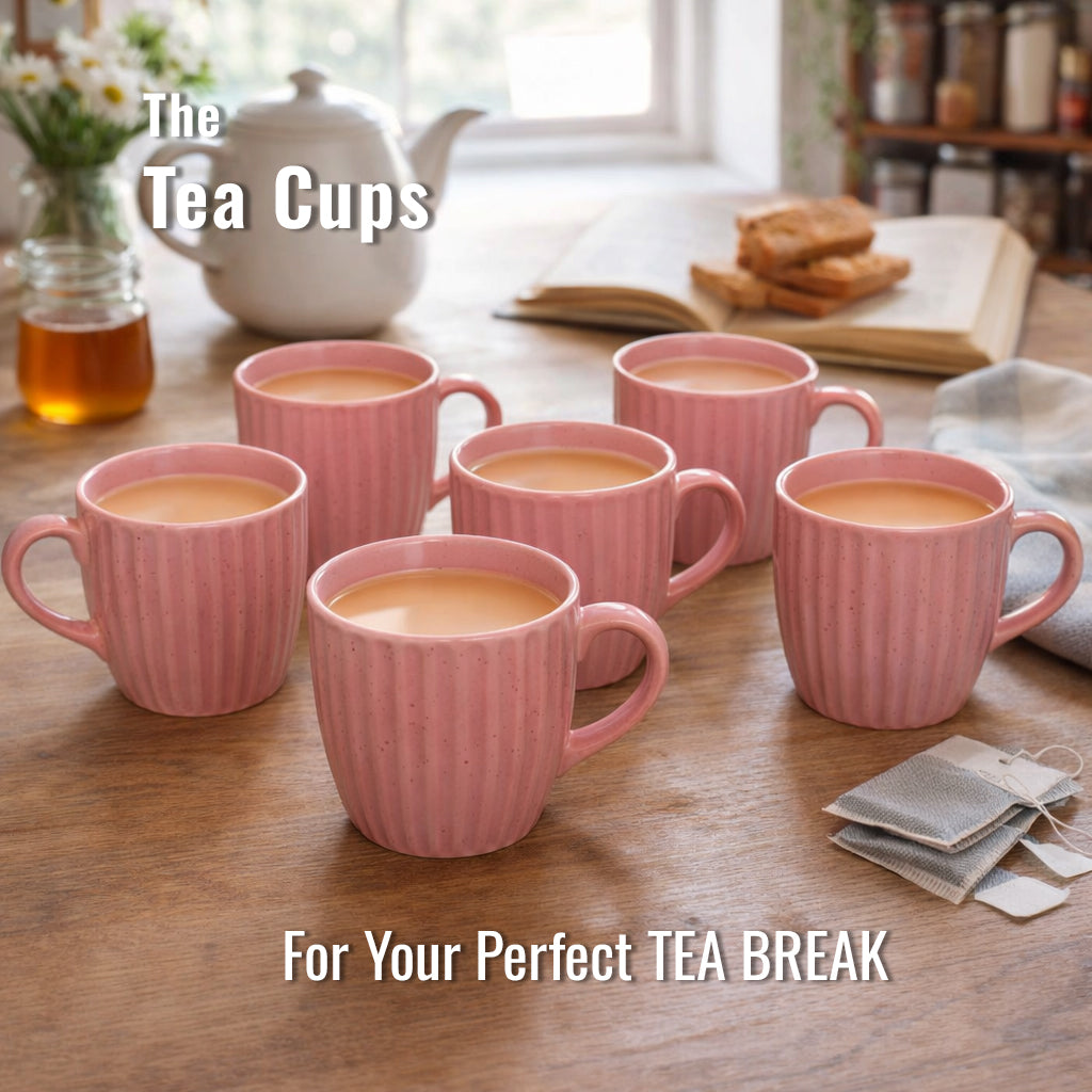 Tea Cups Set of 6 | 180ml