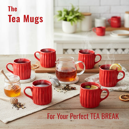 Tea Cups Set of 6 | 160 ml