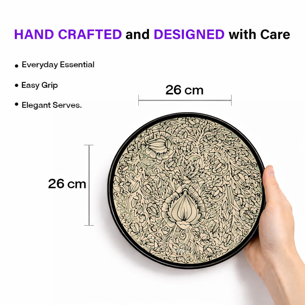 Dinner Serving Plate Set | Multicolour