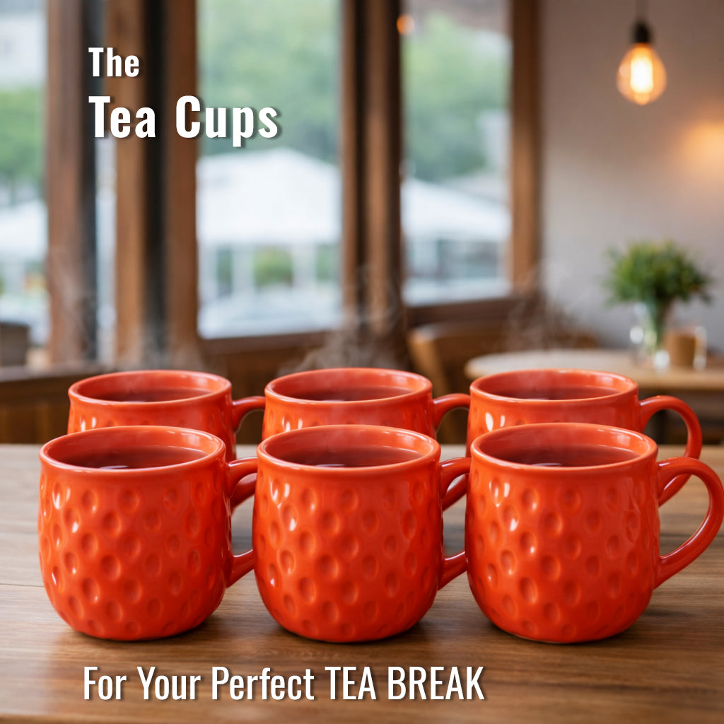 Tea Cups Set of 6 | 150 ml