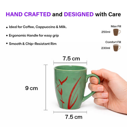 Coffee Mugs Set of 6 | 250 ml