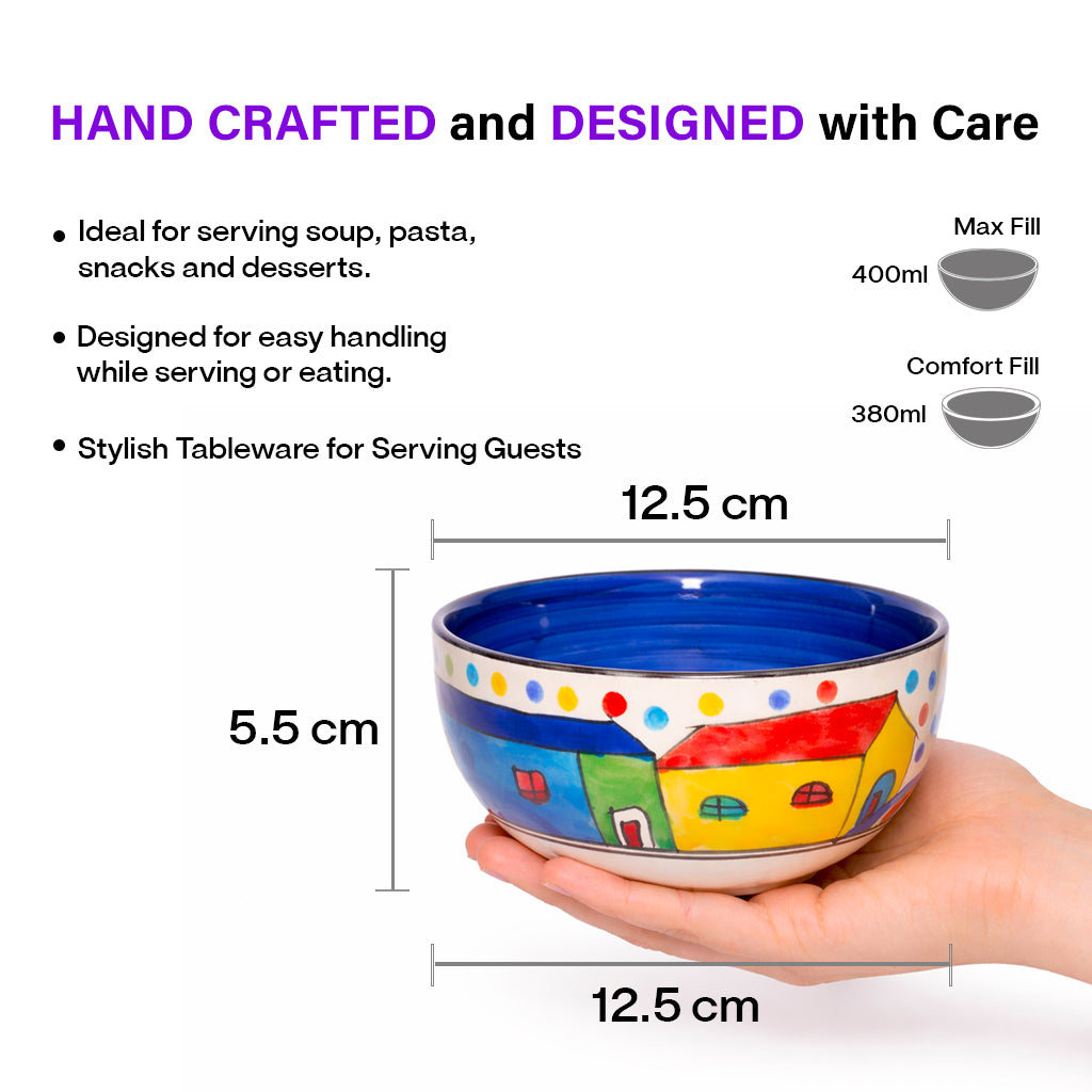 Handpainted Bowls Sets | 400 ml each