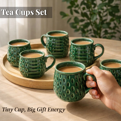 Tea Cups Set of 6 | 150 ml