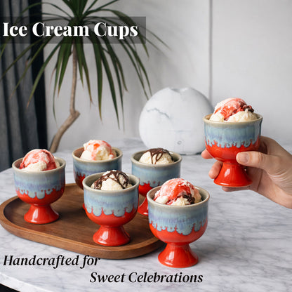 Ice Cream Cups Set of 6 | 180 ml