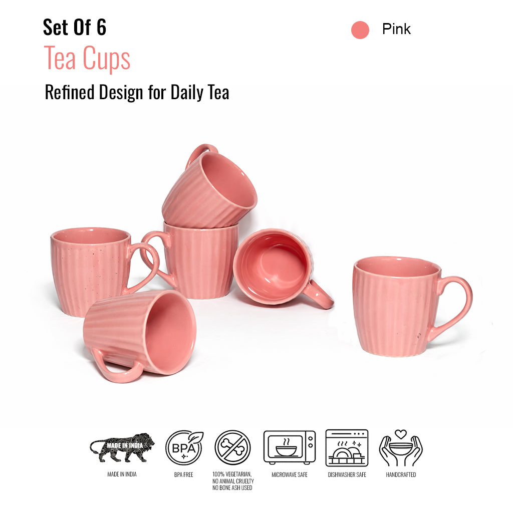 Tea Cups Set of 6 | 180ml