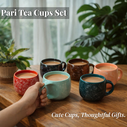 Tea Cups Set of 6 | 180 ml