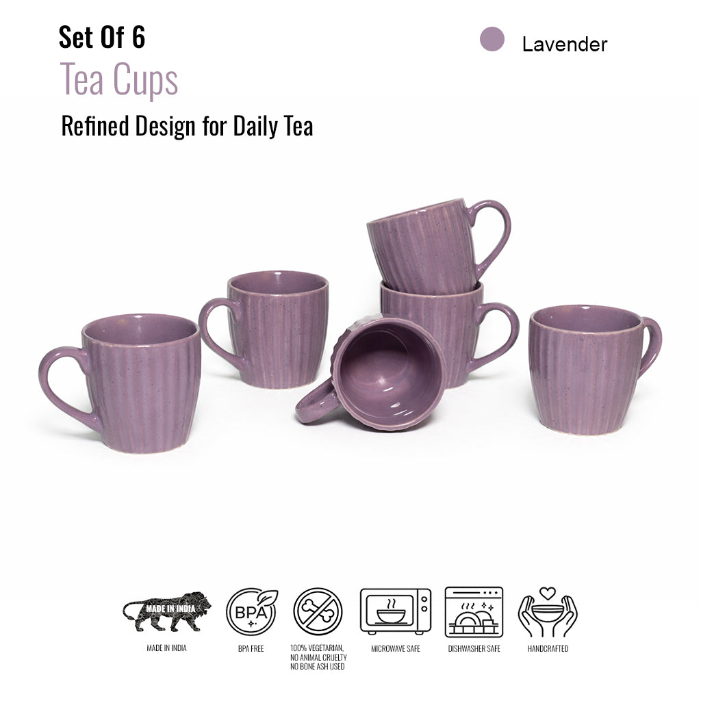 Tea Cups Set of 6 | 180ml