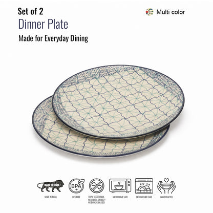 Dinner Plates Set | Multicolour