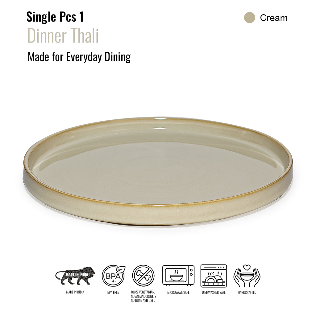 Dinner Thali / Plate | Porcelain