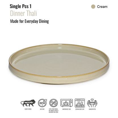 Dinner Thali / Plate | Porcelain