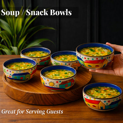 Handpainted Bowls Sets | 400 ml each