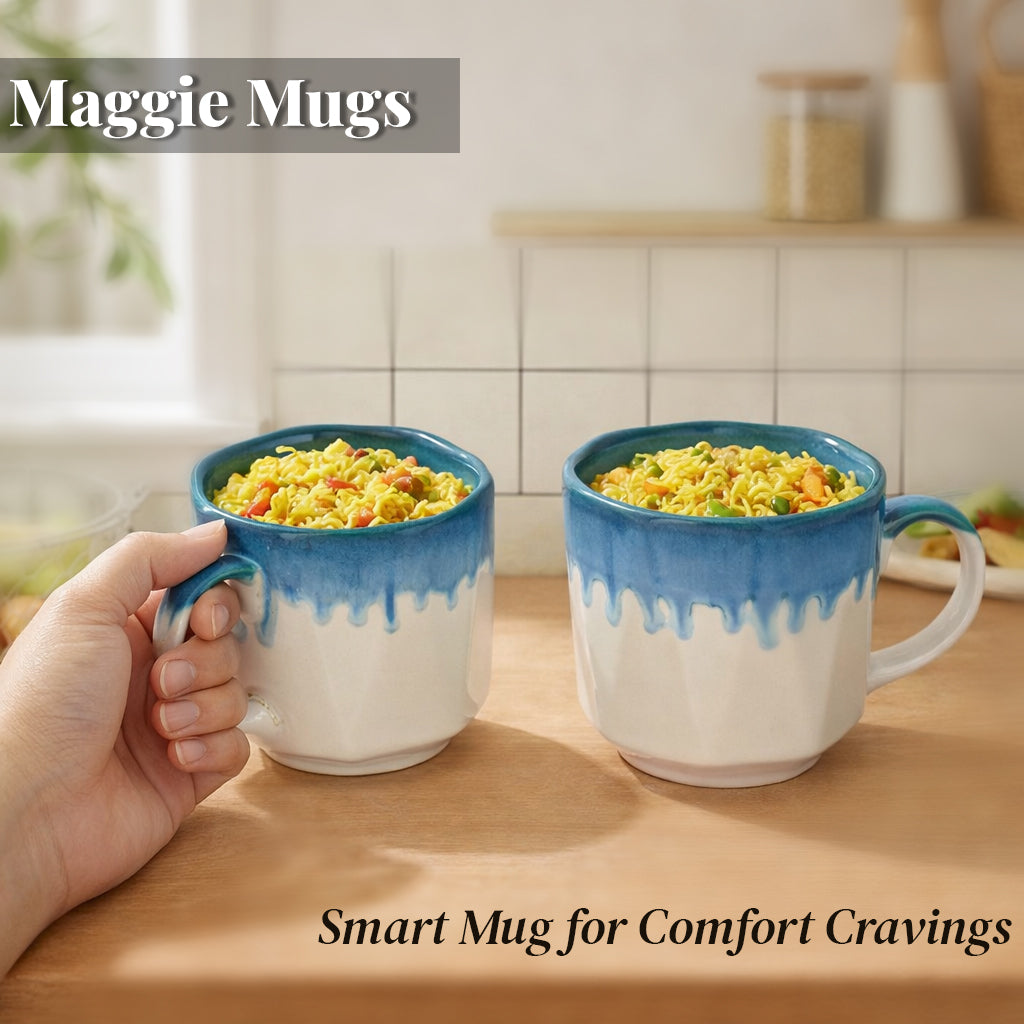 Maggie Mugs Set  of 2 |Dual Colour | 500 ml