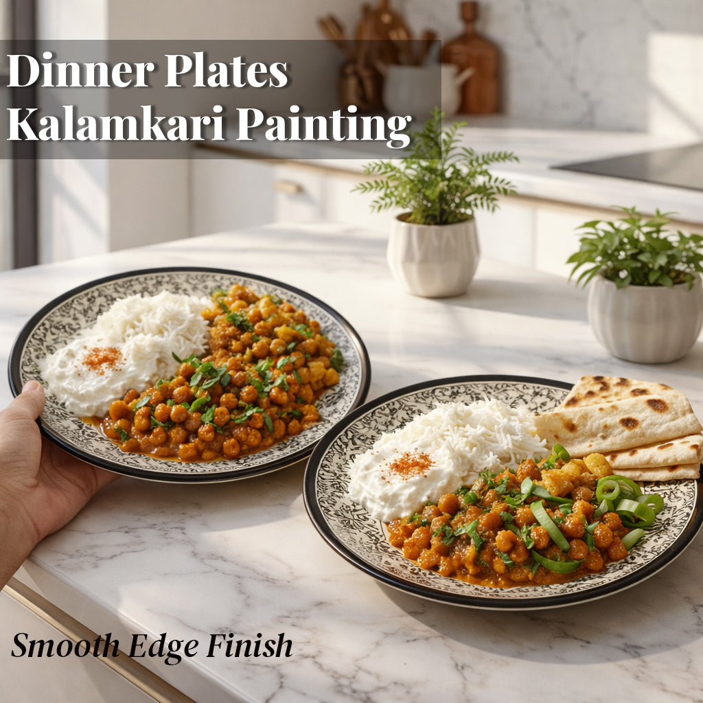 Dinner Serving Plate Set | Multicolour