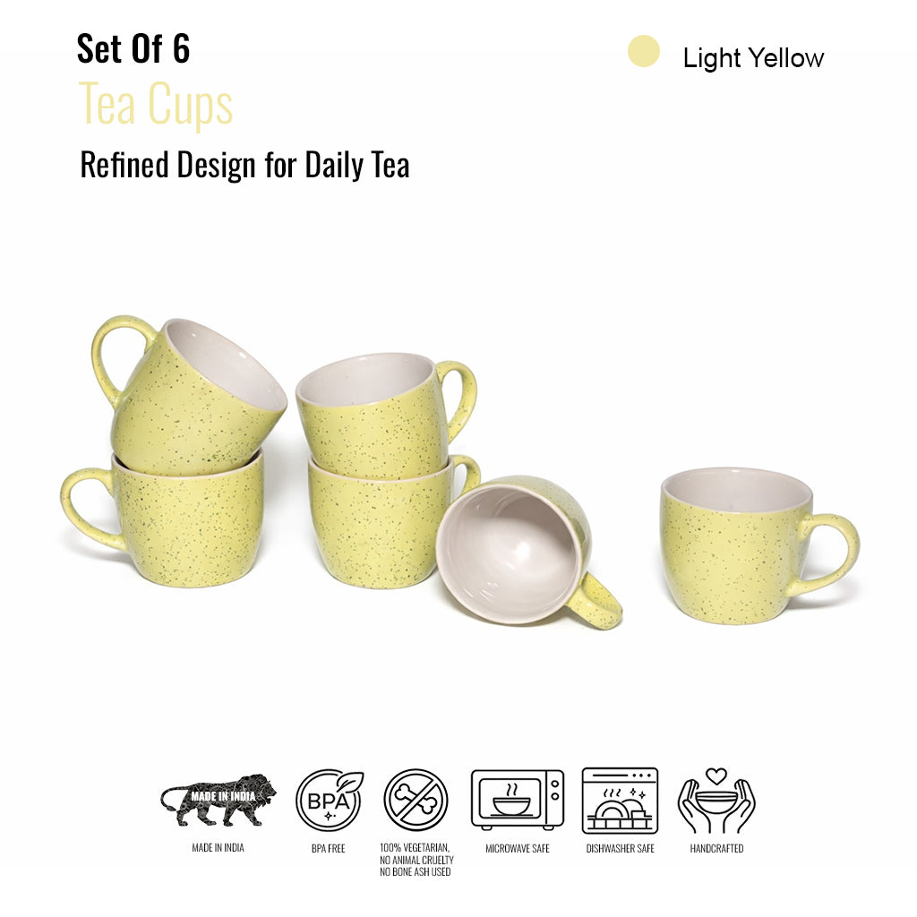 Tea Cups Set of 6 | 180ml