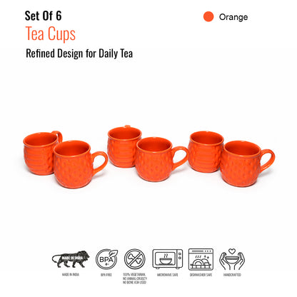 Tea Cups Set of 6 | 150 ml