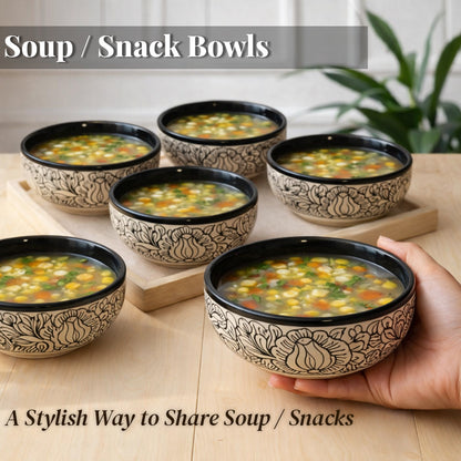 Handpainted Bowls Sets | 400 ml each