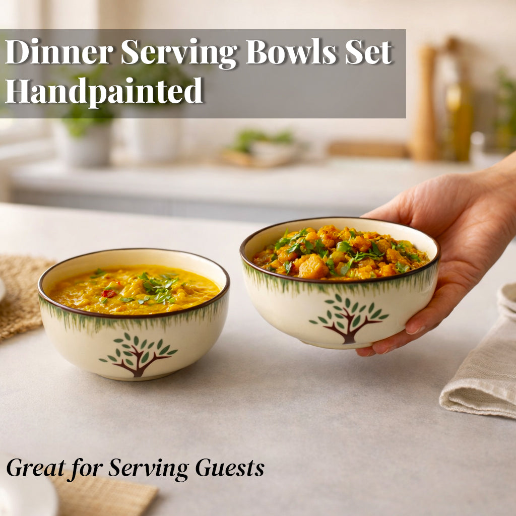 Dinner Serving Bowl Sets | Multicolour | 400ml
