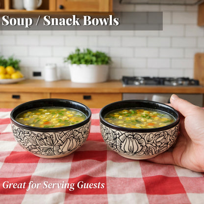 Handpainted Bowls Sets | 400 ml each