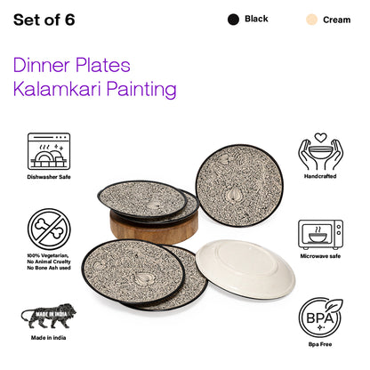 Dinner Serving Plate Set | Multicolour