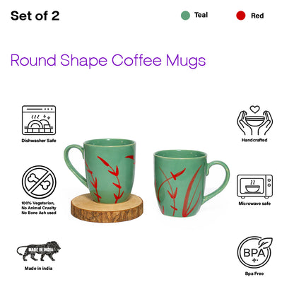 Coffee Mugs Set of 6 | 250 ml