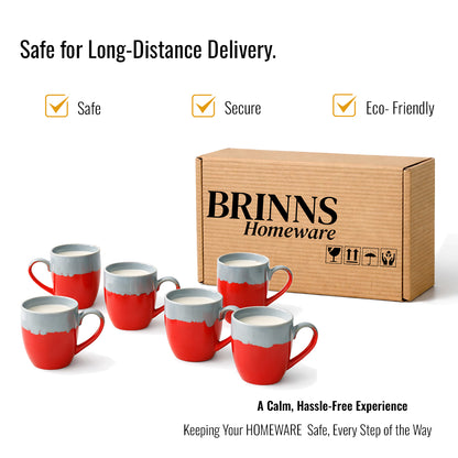 Coffee Mugs Set of 6 | 250 ml