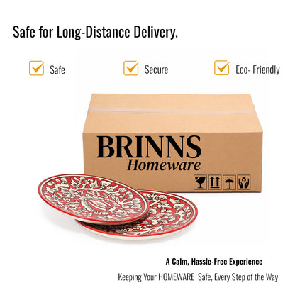 Quarter Serving Plate Set of 2 | Multicolour