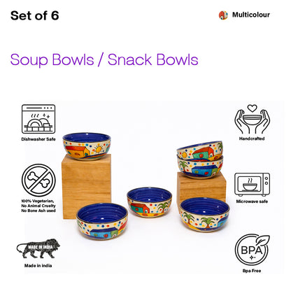 Handpainted Bowls Sets | 400 ml each
