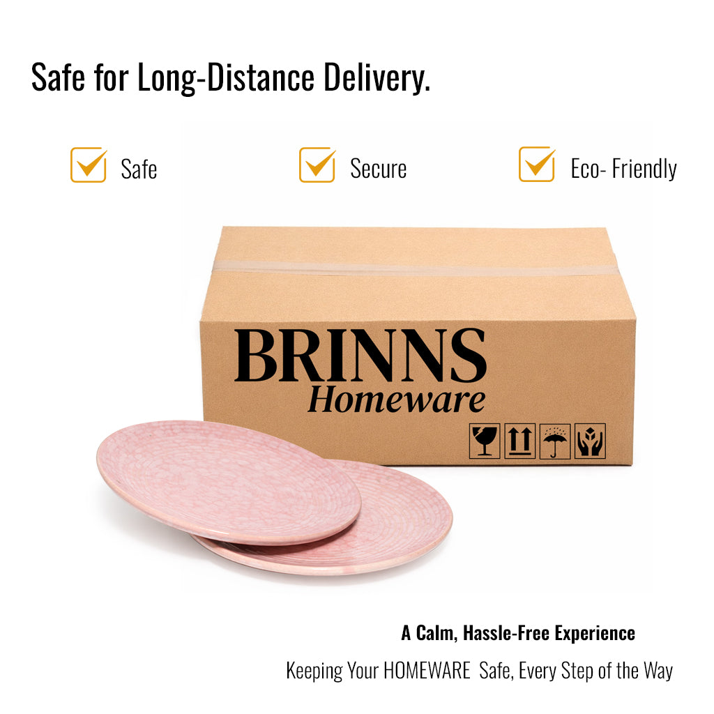 Quarter Serving Plate Set of 2 | Multicolour