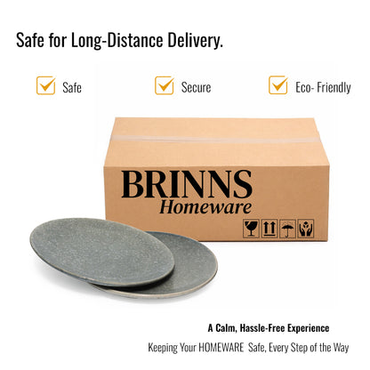 Quarter Serving Plate Set of 2 | Multicolour