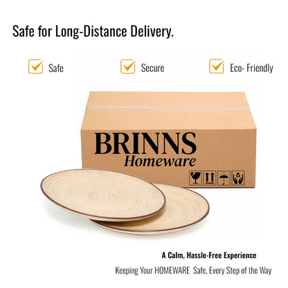 Quarter Serving Plate Set of 2 | Multicolour