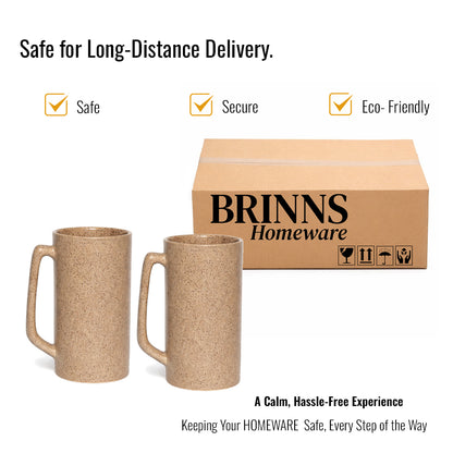 Beer Mugs Set of 2| 500 ml