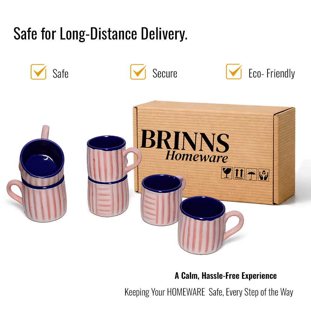 Tea Cups Set of 6 | 160 ml