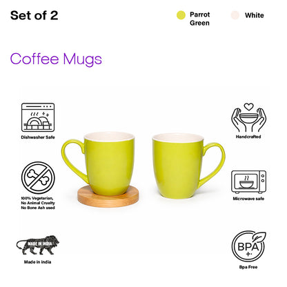Coffee Mugs Set of 6 | 250 ml