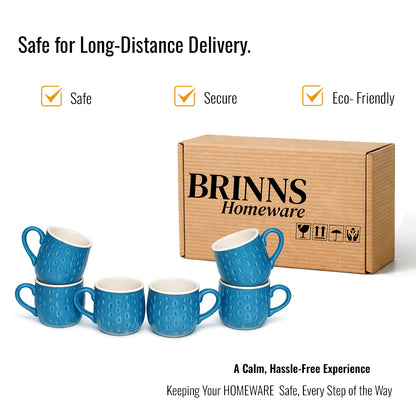 Coffee Mugs Set of 6 | 250 ml