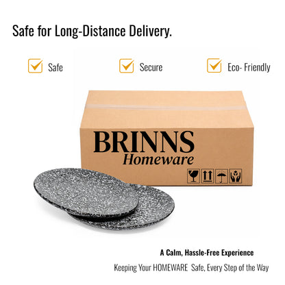 Quarter Serving Plate Set of 2 | Multicolour