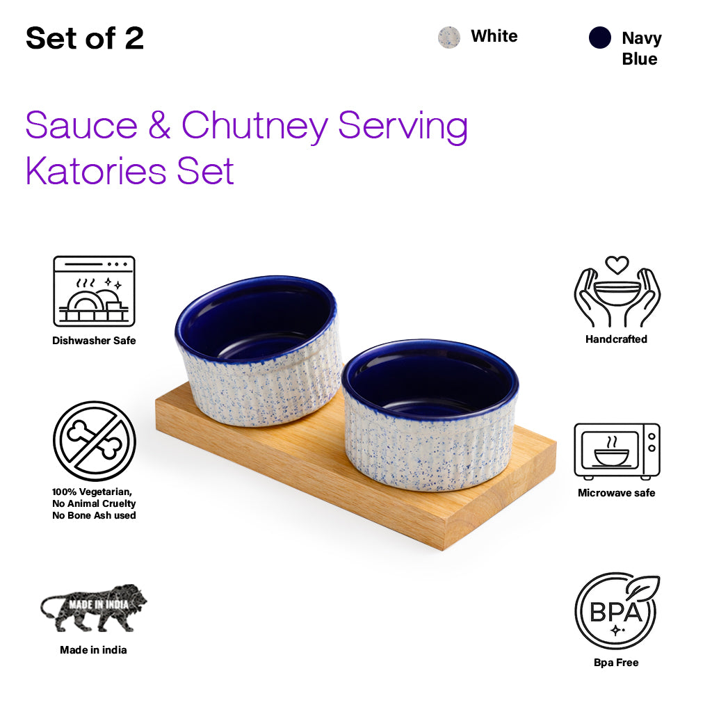 Chutney Katori/Bowls Set of 2 | 180ml