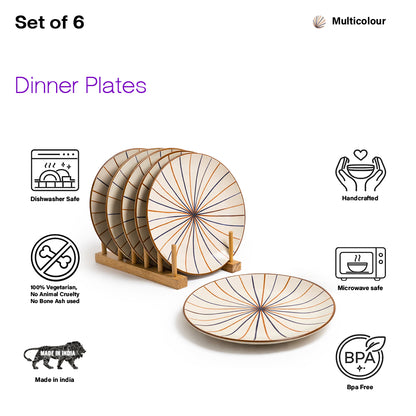 Dinner Plates Set | Multicolour