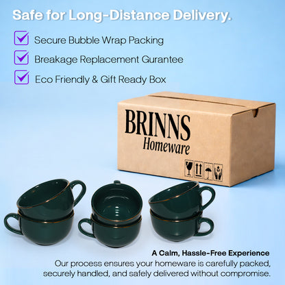 Soup Bowls with Handle Set |350 ml