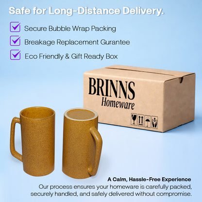 Beer Mugs Set of 2| 500 ml