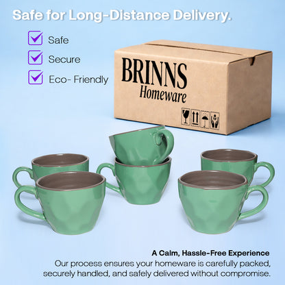 Coffee Mugs Set of 6 | Multicolour | 220ml